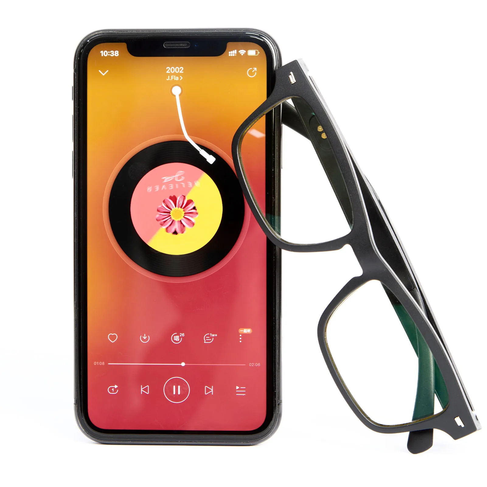 

Новинка 2021, умные беспроводные очки BT 5,0, гарнитура для звонков и прослушивания музыки, спортивные очки, умные очки для iPhone