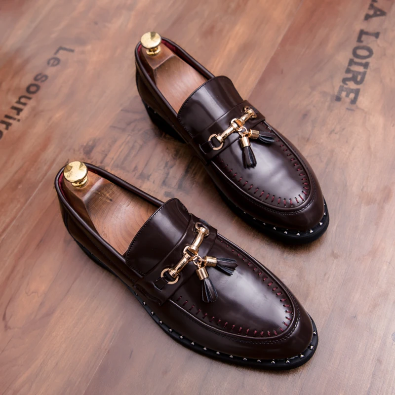

Men Loafers Genuine Leather Tassel Shoes Erkek Ayakkabi Outdoor Fashion Driving Shoes Moccasins Men Slip on Flats Shoes for Men