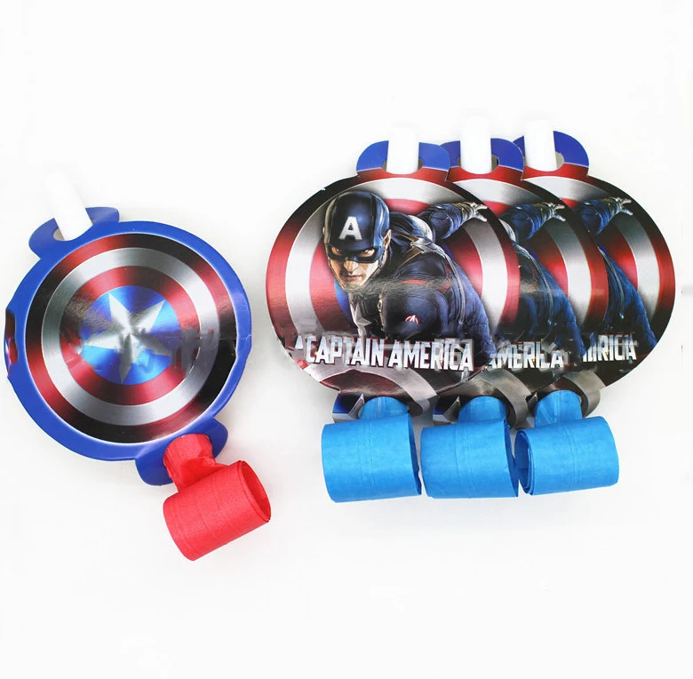 Детская одноразовая посуда мстители супергерой капитан америка | Дом и сад