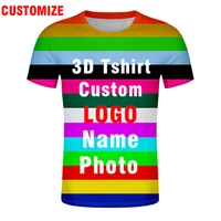 3d tshirt free custom made name number logo text photo t shirt nation flag country college img team whole body all print clothes