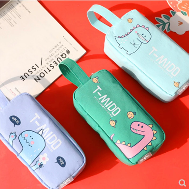 Чехол для карандашей с изображением динозавра | Канцтовары офиса и дома