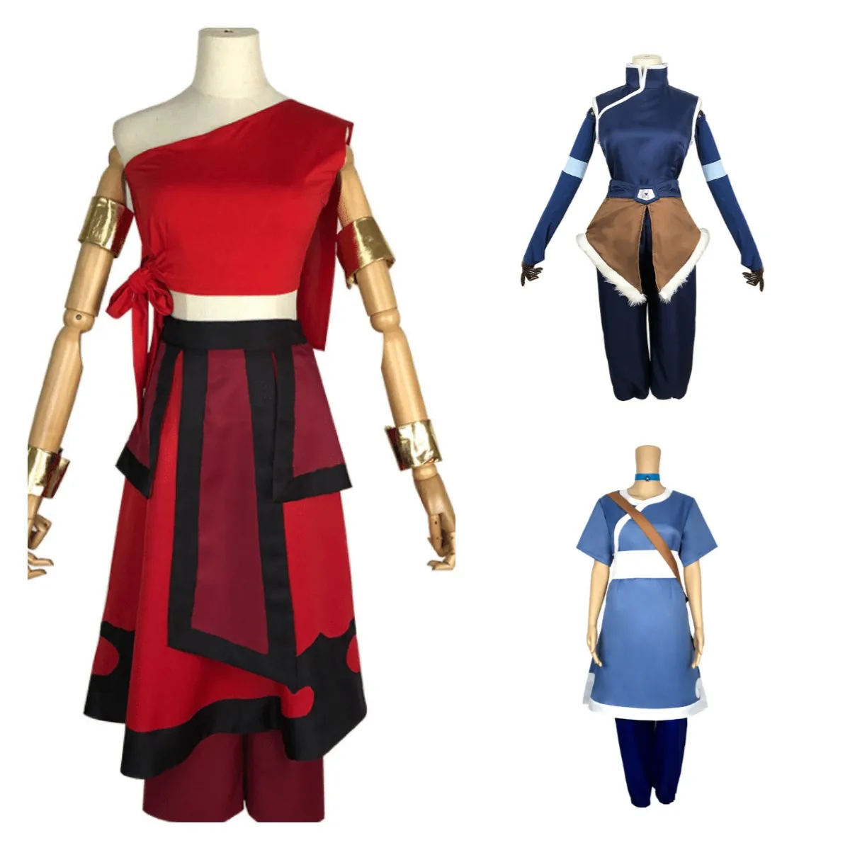 Костюм для косплея Аватара Легенда о короре комплект из топа и брюк вечернее