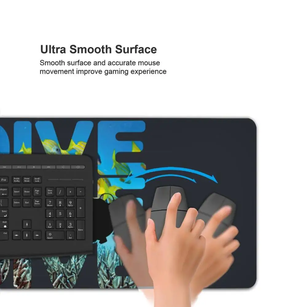 Deep Blue And Beyond Designed Scuba Diving Dive Mouse Pads Gamer Mousepad Alfombrilla Raton Pc Completo With Wrist Support | Компьютеры и