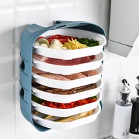 multi layer storage trays in the kitchen multi function vegetable and meat side dishes multiple side dish storage racks
