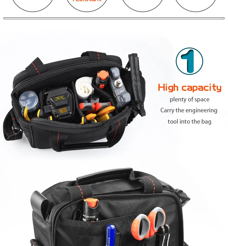 FTTH высококачественные сетевые инструменты пустая сумка волоконно оптический