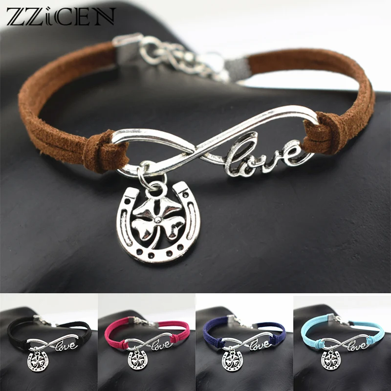 Модное античное Серебрянное Дерево жизни подвеска Кожа Бесконечность Любовь