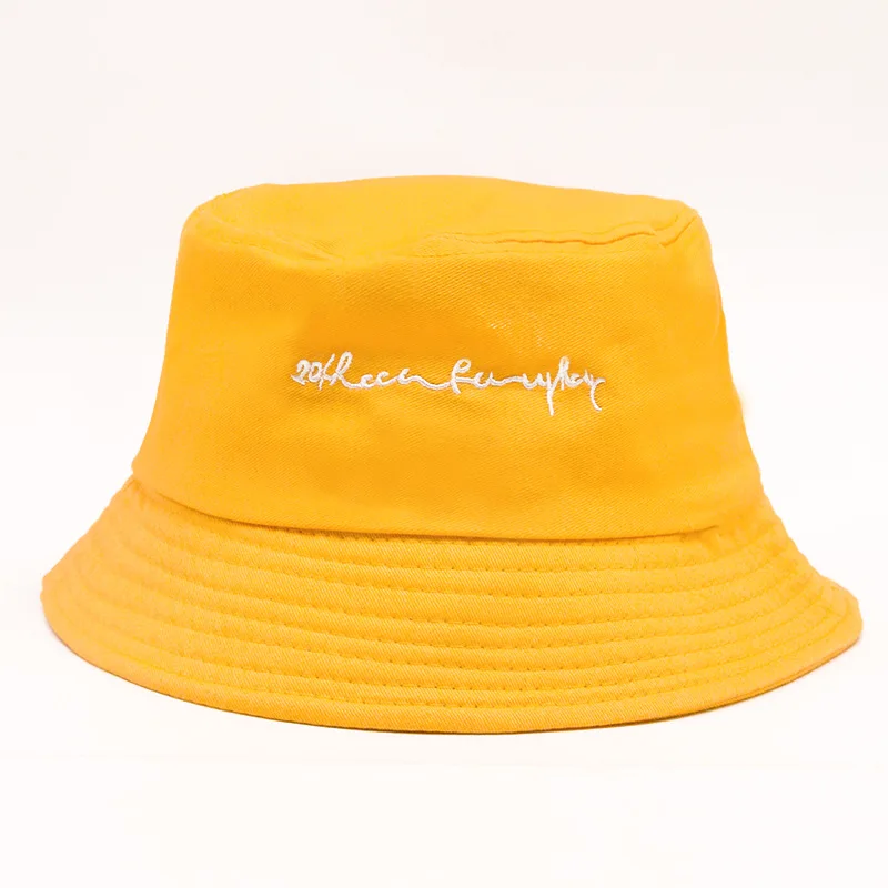

QJHH Unisex Nylon Bucket Hats Women Branded Sunscreen Panama Hat Men Sunbonnet Fedoras Outdoor Fisherman Hat Beach Cap