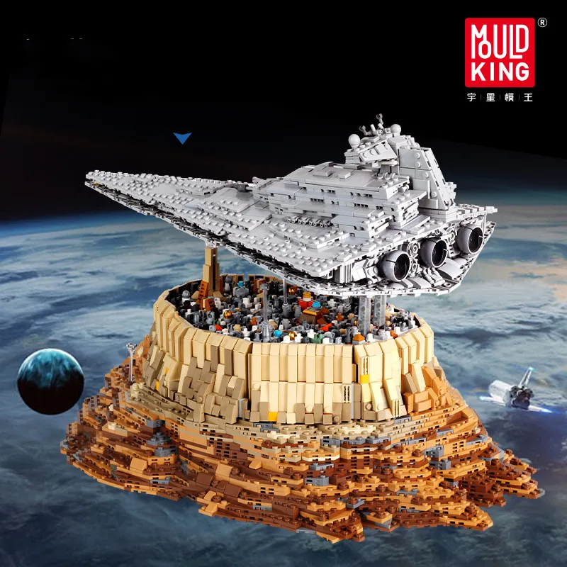 Форма король 21007 MOC Звездные игрушки Разрушитель Круизный корабль Империя над
