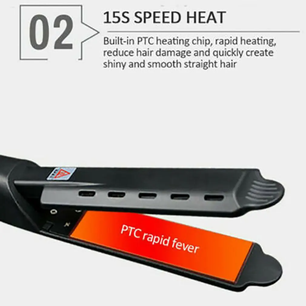 

Straightening Irons Fast Warm-up Thermal Performance Professional Tourmaline Ceramic Heating Plate Hair Straightener