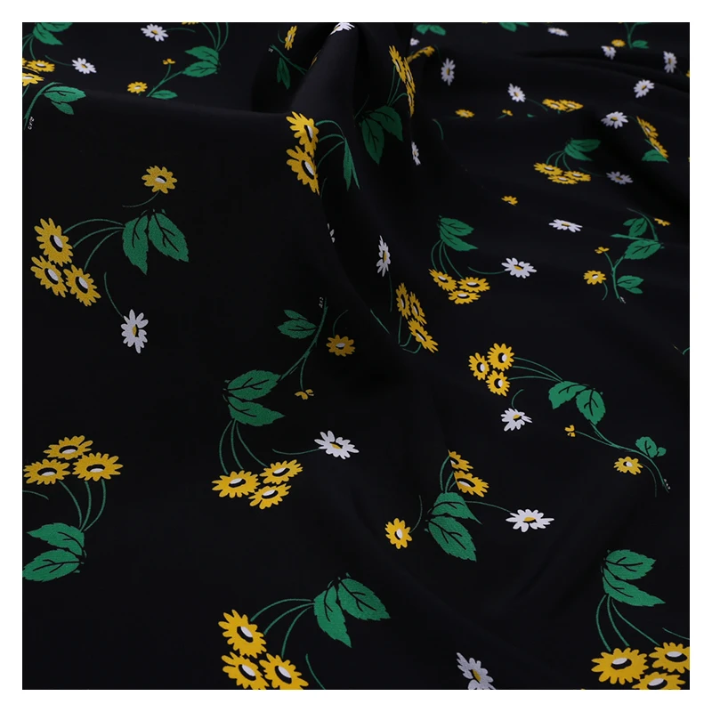

114cm crepe de chine 16 m digital printing crepe de chine silk fabric 100% mulberry silk crepe de chine dress shirt fabric