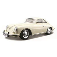 bburago 124 1961 porsche 356b coupe alloy racing car alloy luxury vehicle diecast cars model toy collection gift