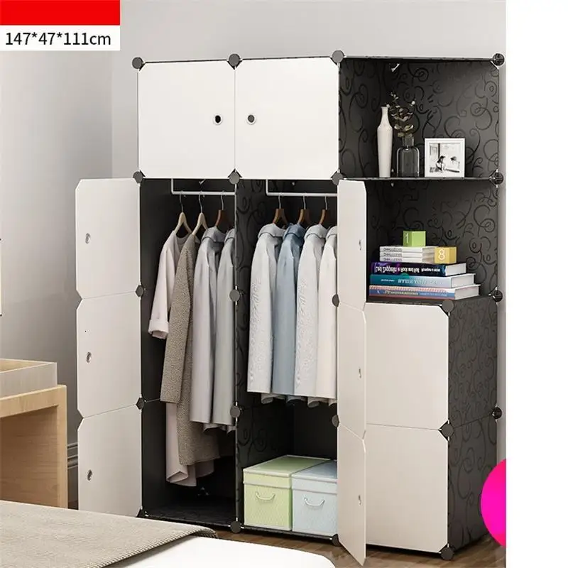 MODEL D Для спальни Penderie Meuble Range Armario De Almacenamiento Armadio Guardaroba Mueble Closet Guarda Roupa шкаф для одежды - Цвет: MODEL D
