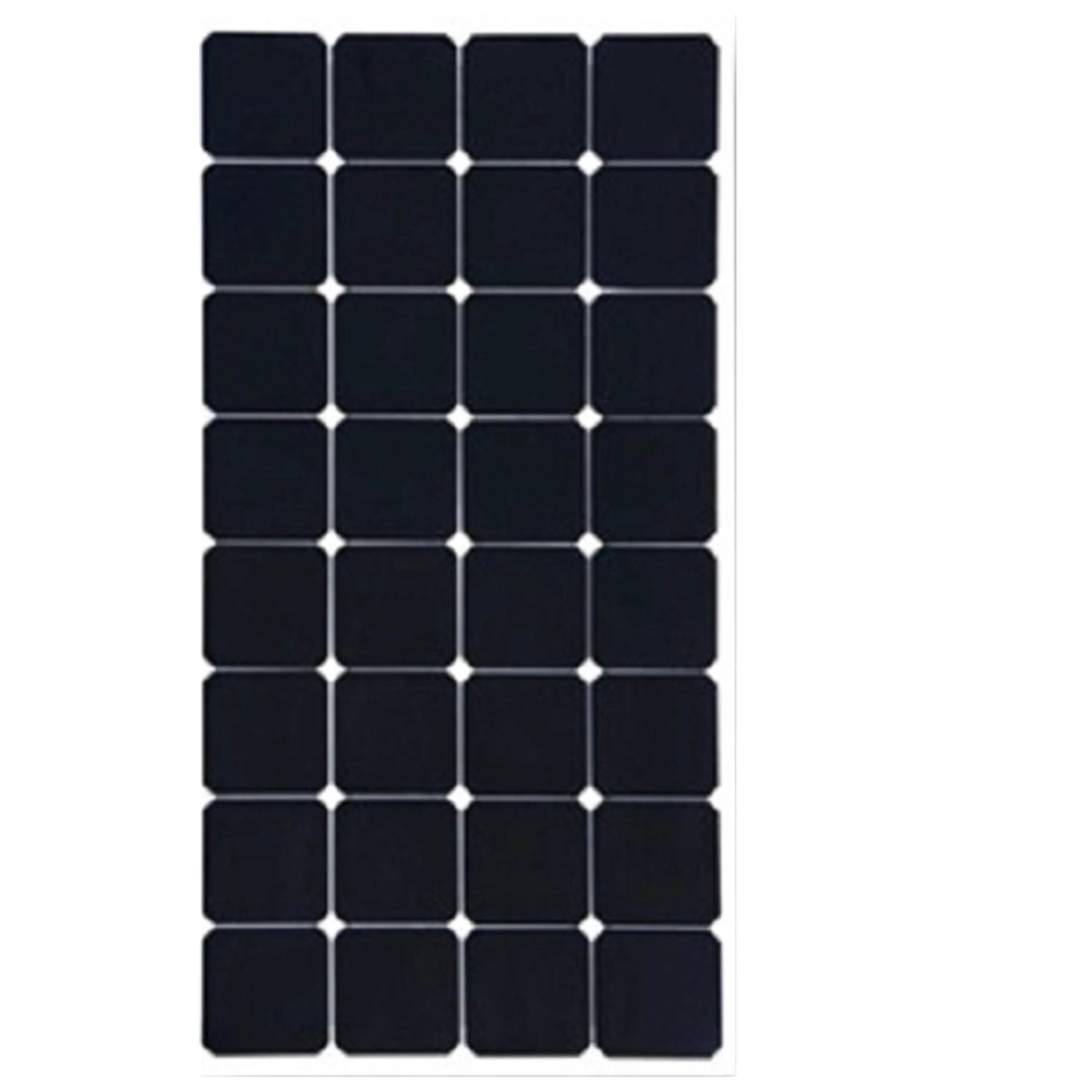 RG Sunpower Гибкая солнечная панель 110вт; монокристаллическая полугибкая солнечная панель 110 Вт; солнечная батарея 19.1% эффективность зарядки