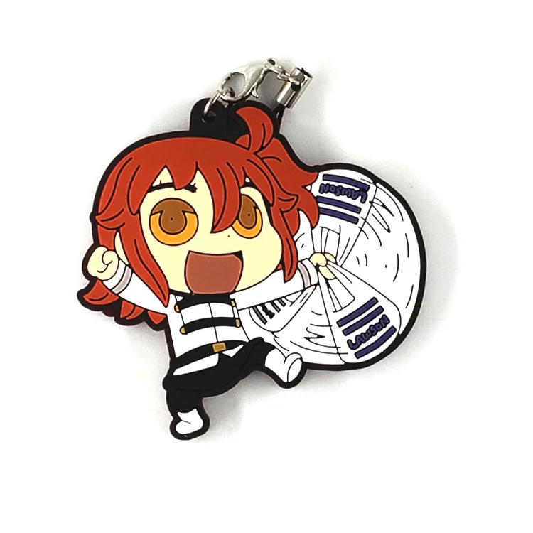 Fate stay night/Fate/Grand Order/FGO оригинальная японская аниме фигурка резиновая подвеска на мобильный телефон брелок ремешок D446
