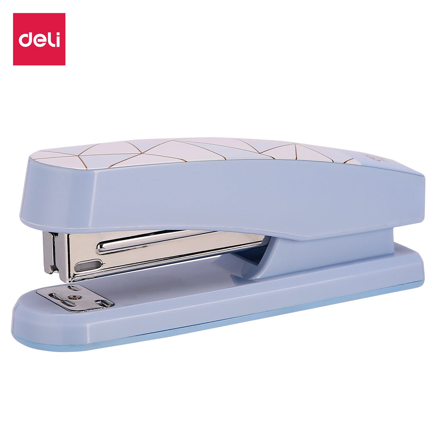 DELI Fashion Office Stapler NO.12 Half Strip stapler 24/6 &amp 26/6 smooth stapling stationery office supply staples E0402F | Канцтовары
