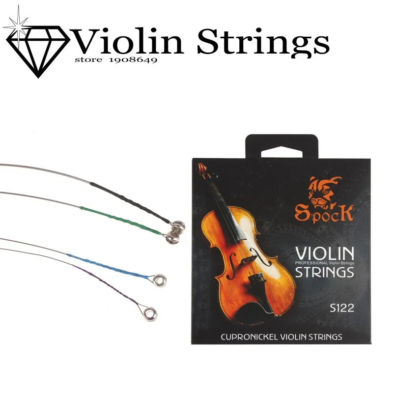 Spock S122 никелевые серебряные струны для скрипки подходящие 3/4 4/4 ядро из