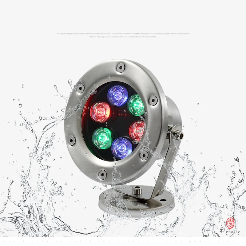 Светодиодный ные подводные фонари наружные для ландшафта IP68 фонтановая лампа