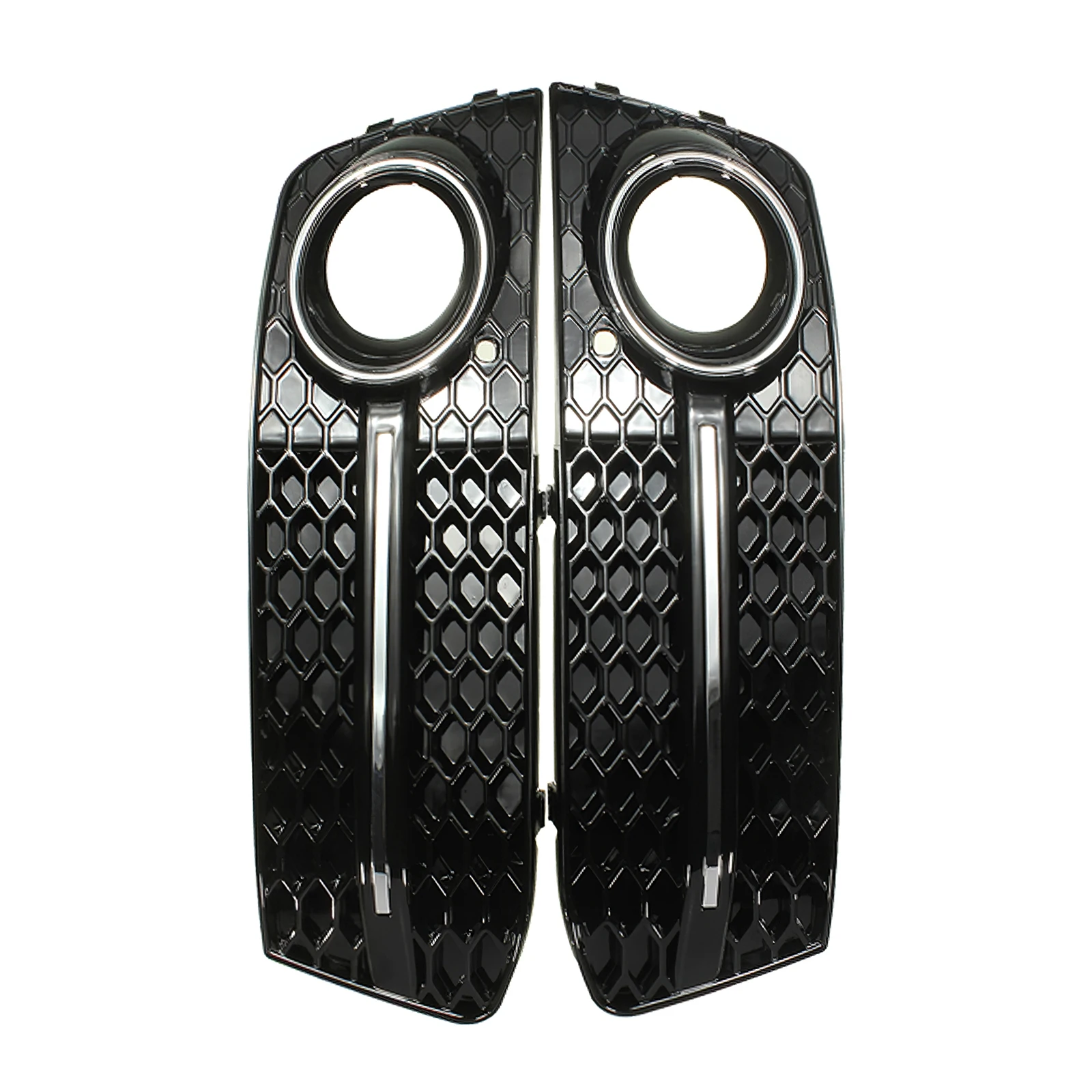 

Stylish Fog Lamp Grille Lower Bumper Light Grill Lightweight Fog Light Protector Replacement Special Modeled for S4B8 09-12