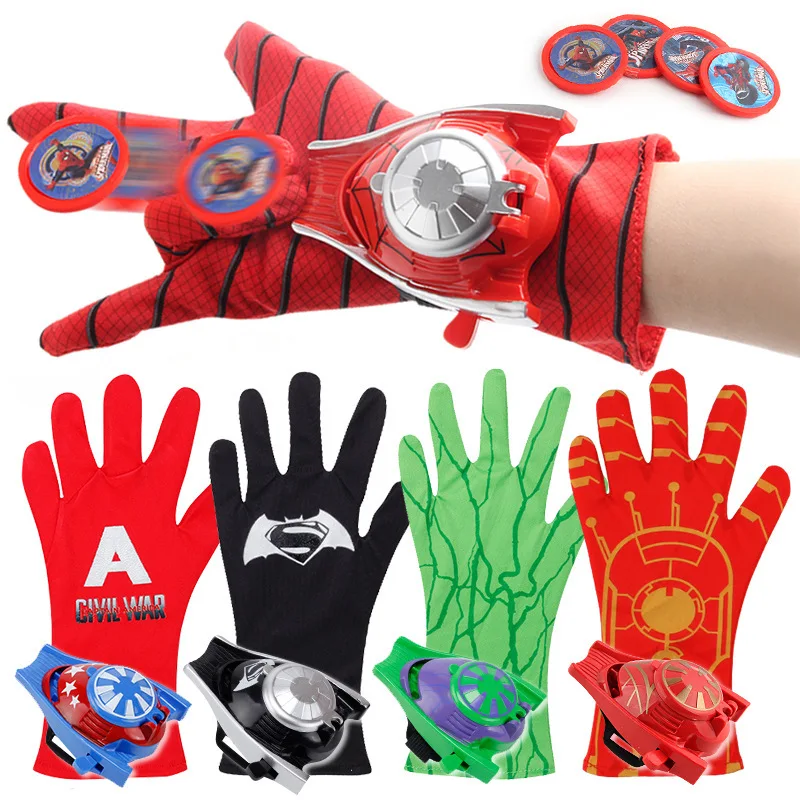 

2019 New One Piece Anime Figure Pvc Super Heroes Zings Cosplay Spider Gloves Laucher Wrist Launchers Kids Toys For Children Boys