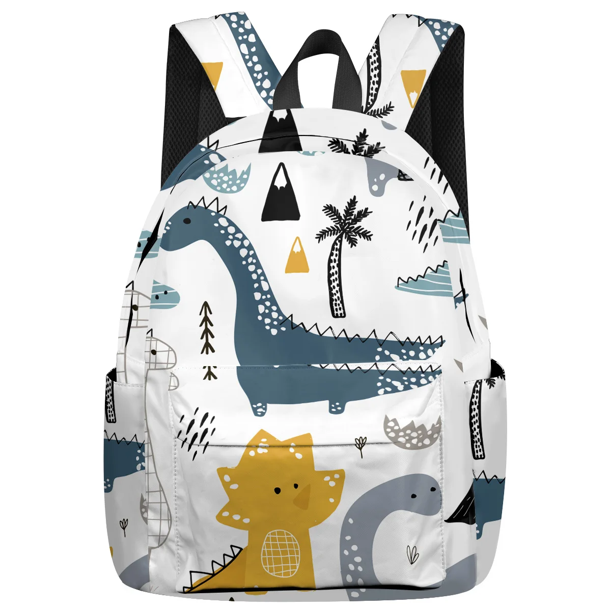 Милый рюкзак с динозавром из мультфильма для студентов колледжа ноутбука сумка