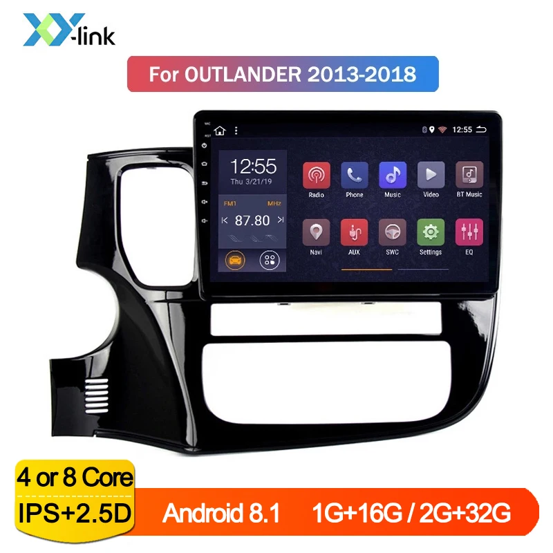 10.1 Inch Android 8.1 Car Multimedia Player For Mitsubishi Outlander 2013-2018 Radio Audio GPS Navigation System Accessory 1 Din 10.1 Inch Android 8.1 Car Multimedia Player For Mitsubishi Outlander 2013-2018 Radio Audio GPS Navigation System Accessory 1 Din
