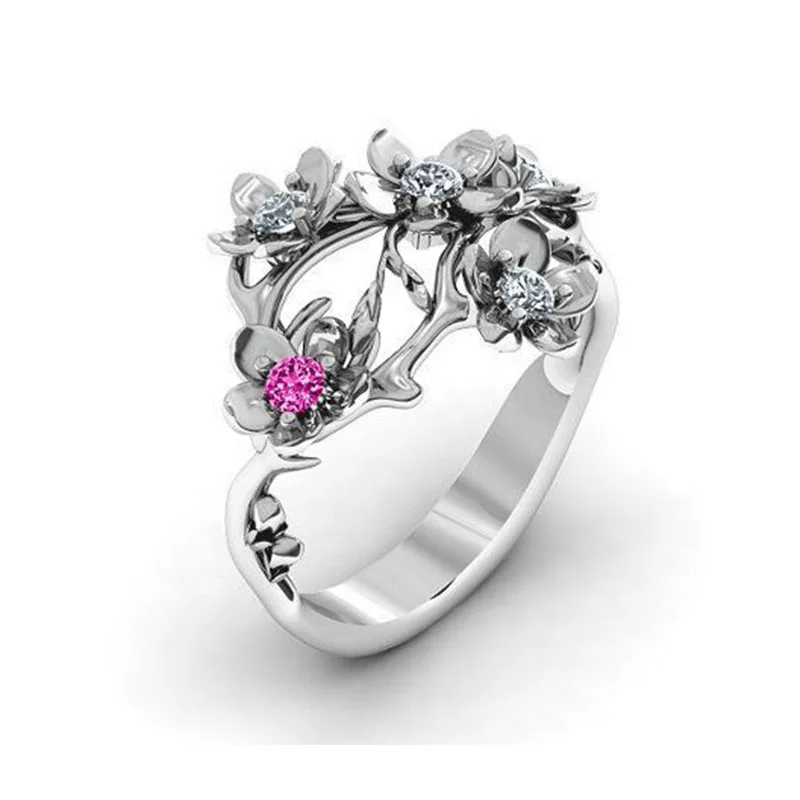 Женские свадебные кольца с кристаллами циркониевые обручальные модные