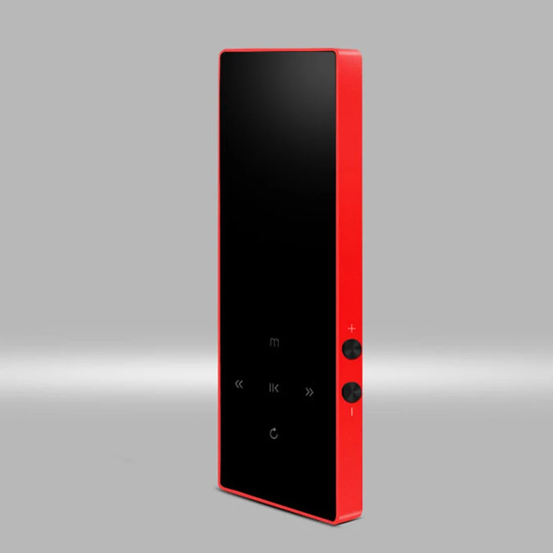 Красный Новая версия MP3-плеер с громкоговоритель Bluetooth экран и встроенный 8G HiFi портативный плеер с радио/FM/запись - Цвет: Красный