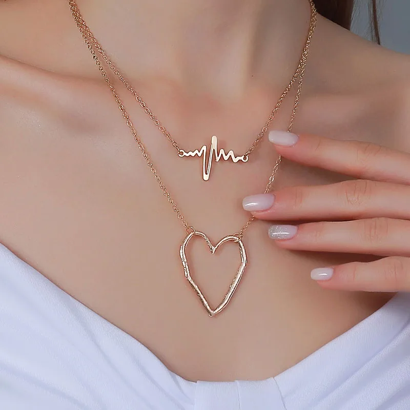 

New Vintage Multilayer Crystal Pendant Necklace Women Gold Color Beads Moon Star Horn Crescent Choker Necklaces Jewelry New