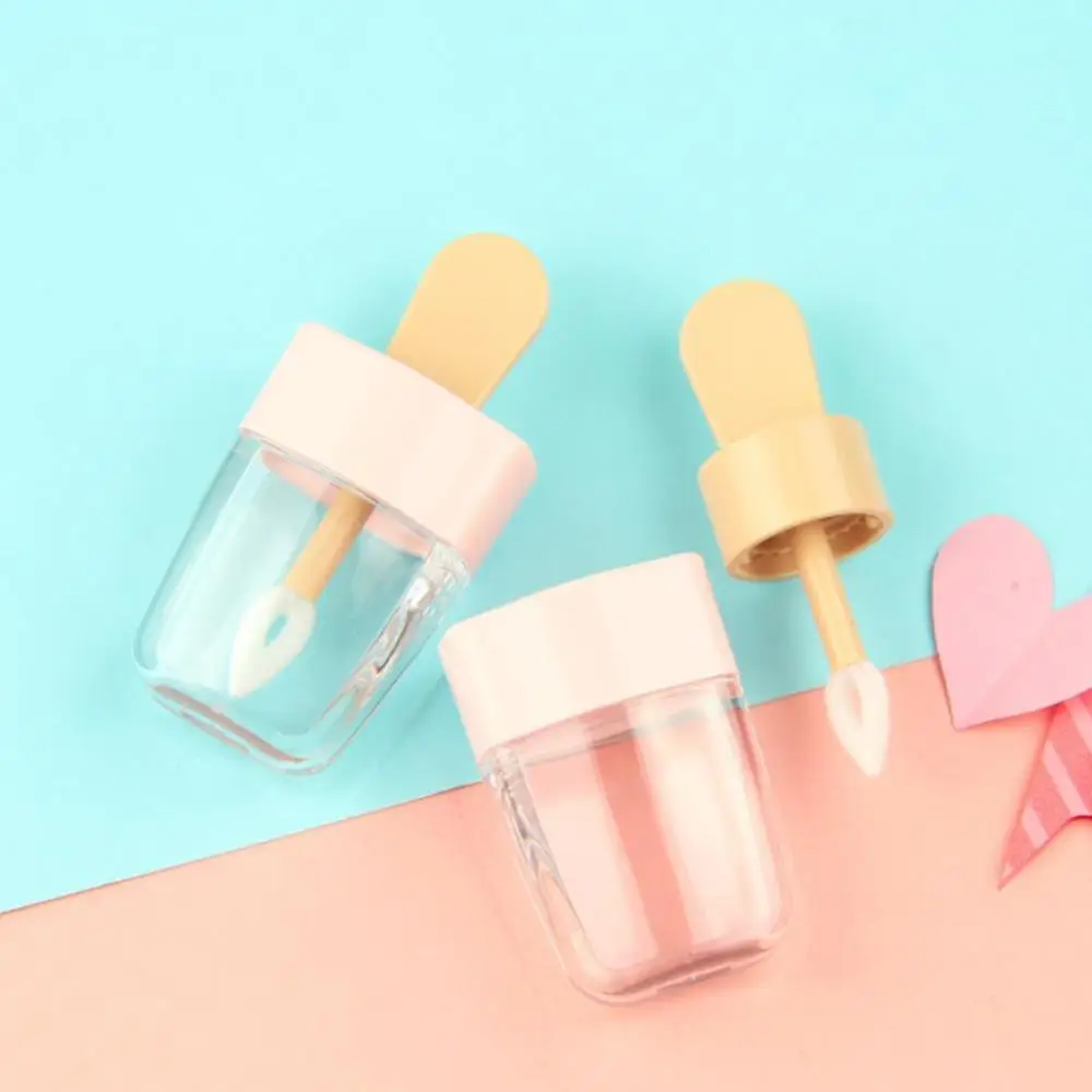 Сладкий мороженое форма миниатюрный блеск для губ трубка пустой бальзам