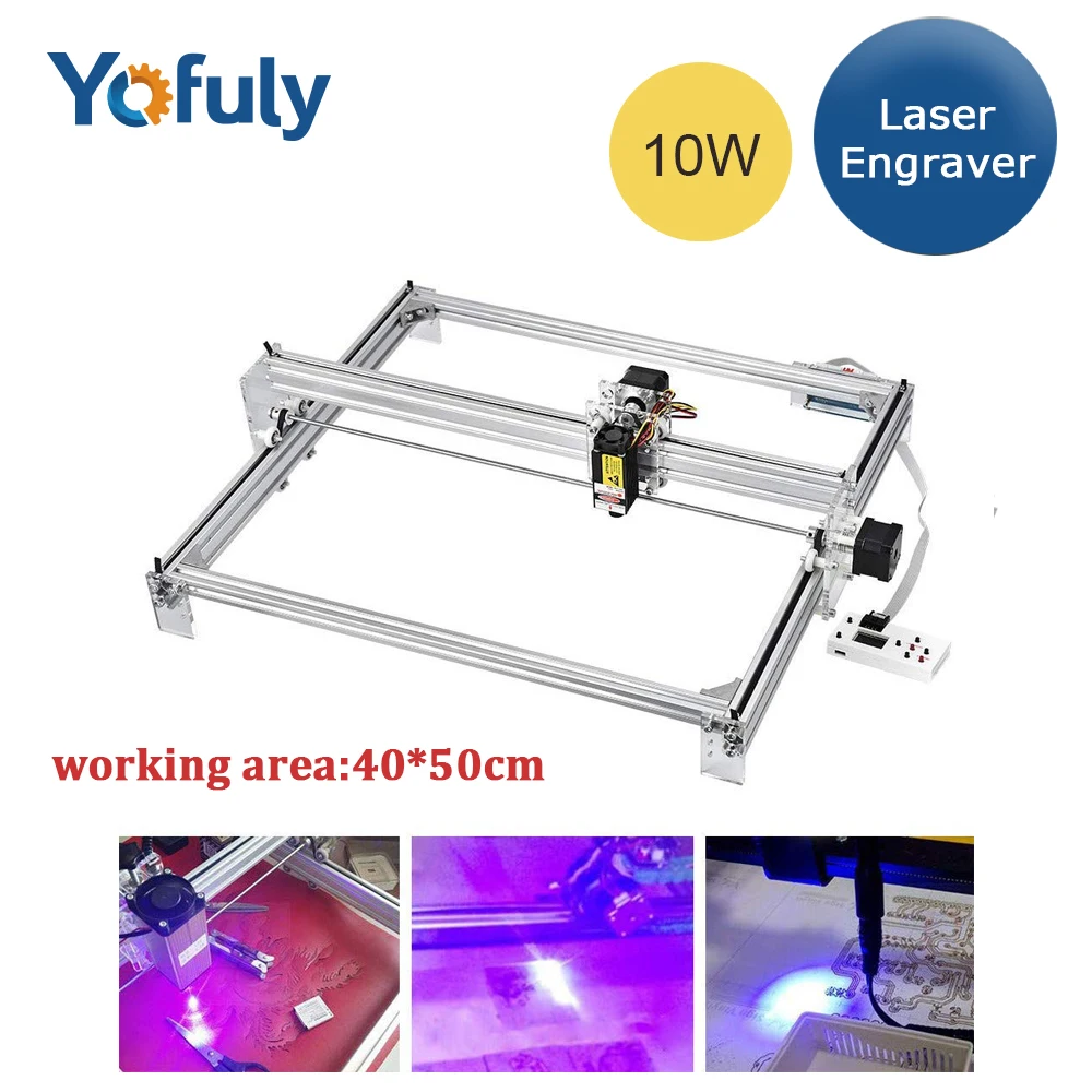 Desktop CNC Laser Engraving Machine 40cmx50cm Wood Engraver Cutter5500mW 7W 10W for Metal Printer CNC4050 | Инструменты