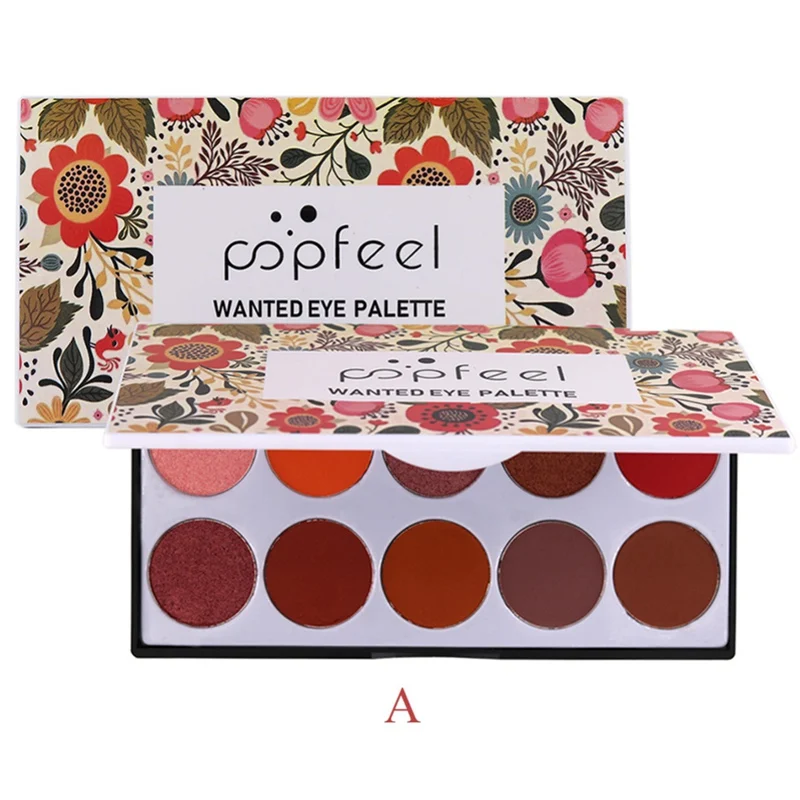 Натуральный макияж глаз наборы Фея Цветочные Матовые Тени для век Палитра