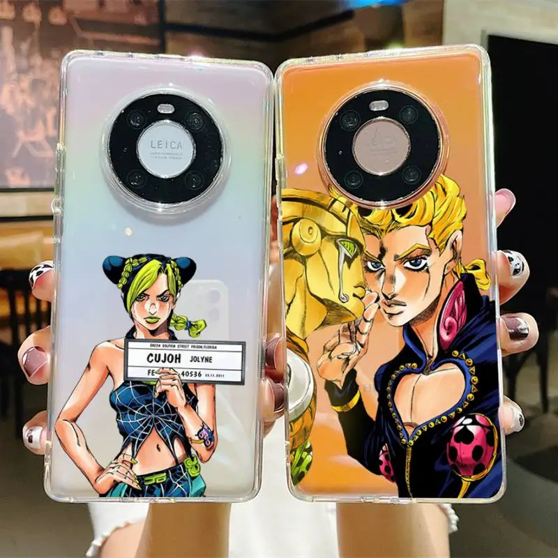 

Anime JoJos Bizarre Adventure Phone Case For Huawei P20 30 pro lite Psmart 2019 Y5 6 7 Honor 8 10 i lite Mate 20lite
