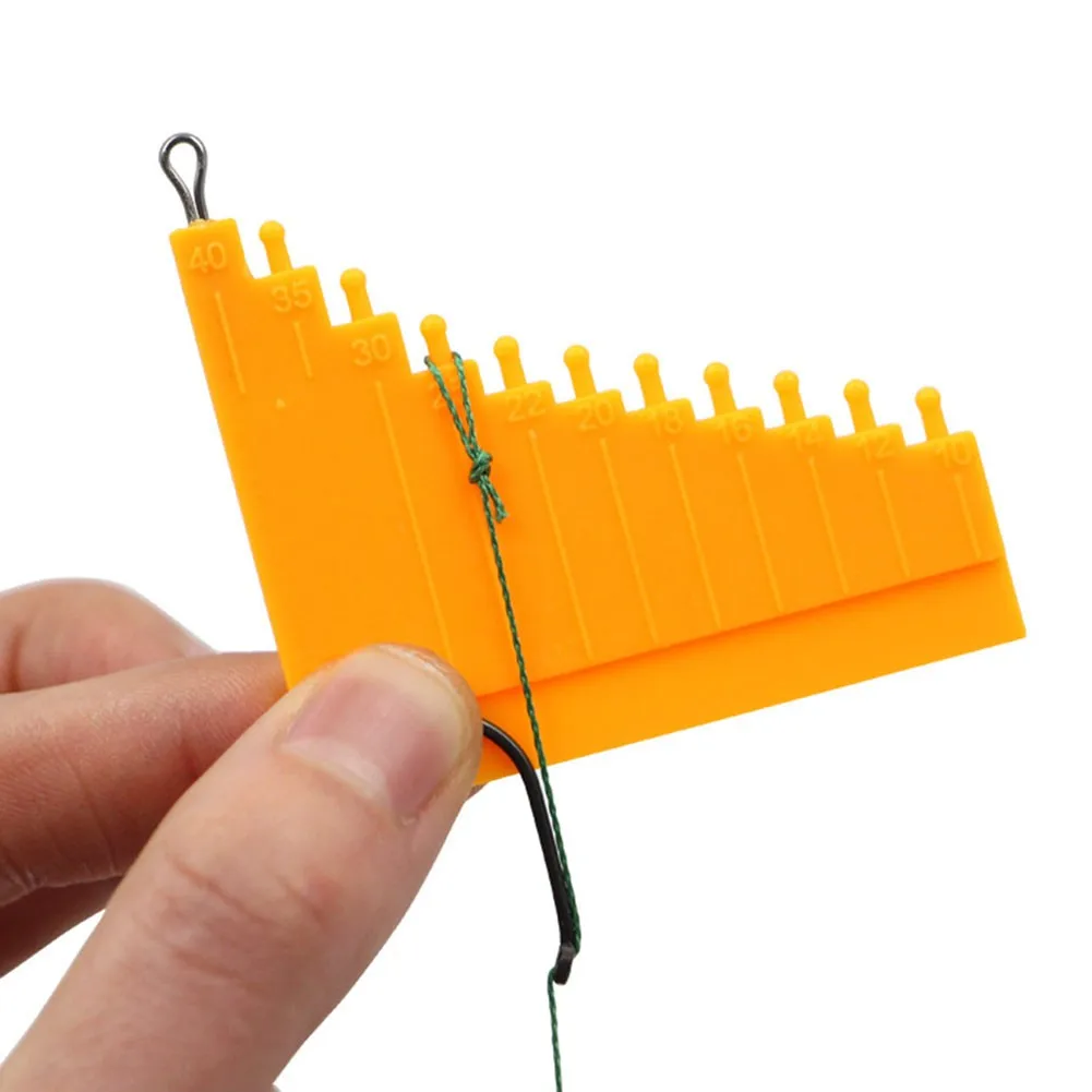 

10-40MM Carp Fishing Accessories PP Carp Hair Rig Measurement Tool For Anglers Hooklink Making Method Feeder Fishing Tackle