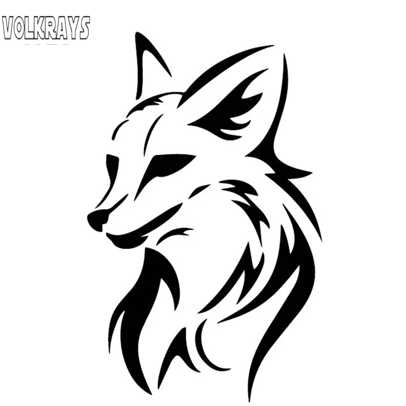 Volkrays креативные автомобильные стикеры аксессуары для головы лисы отражающий