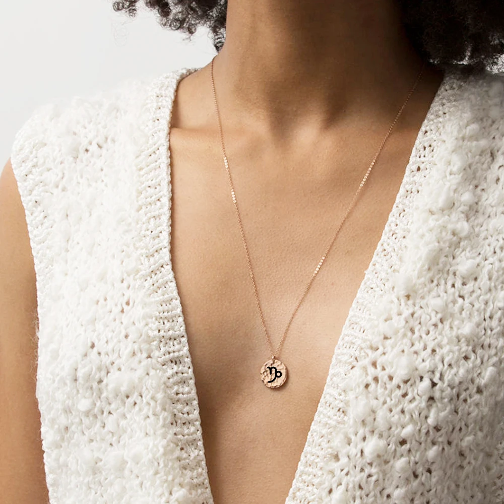 E Manco простое ожерелье из нержавеющей стали Женская круглая монета трендовые