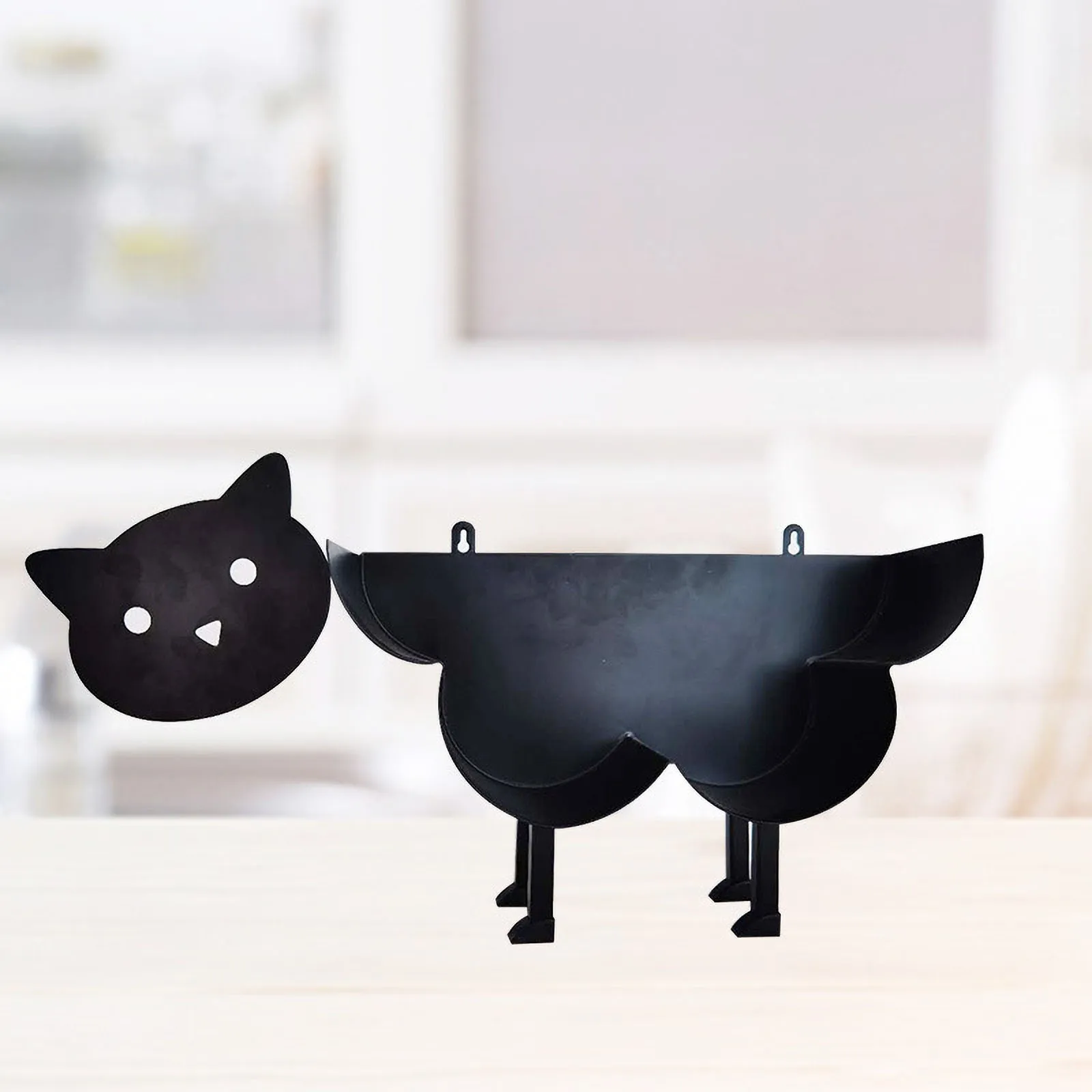 

Toilet Paper Holders Wall Mount Sheep Style Toilet Holder Wc Tissue Storage Racks Punch Free Multipurpose Bathroom Accessories