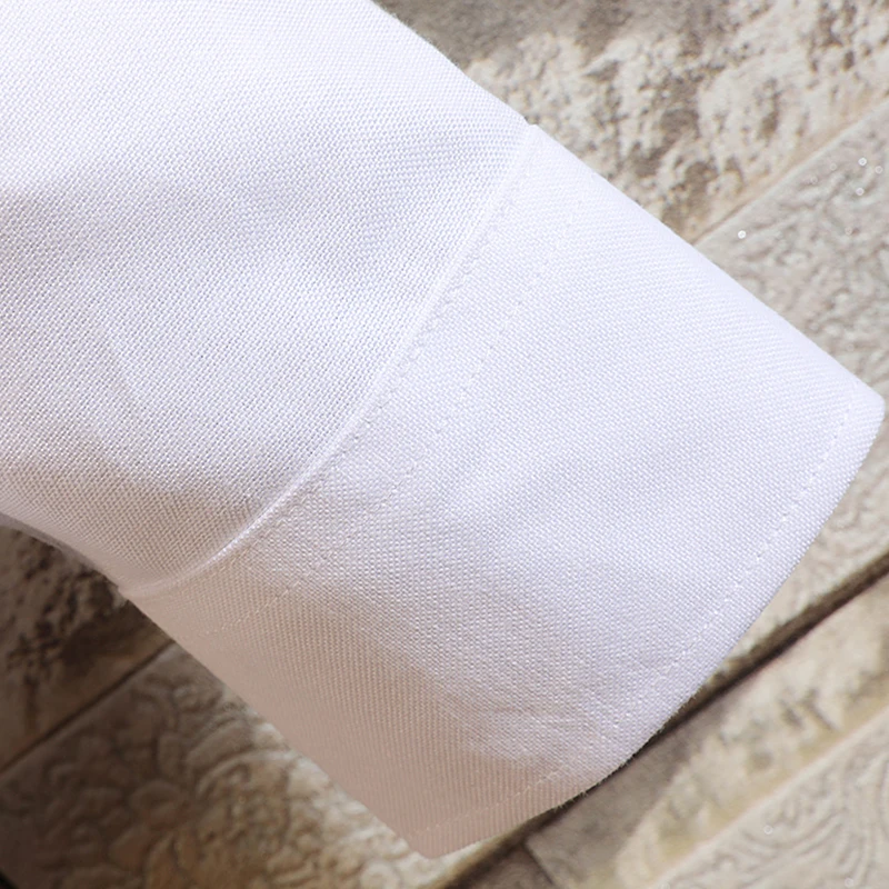 Мужская приталенная рубашка Повседневная дышащая из ткани Оксфорд с воротником