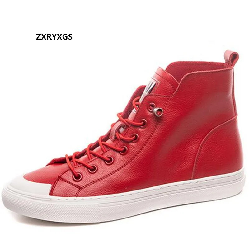 Высококачественные женские кроссовки из мягкой воловьей кожи Красивые сапоги