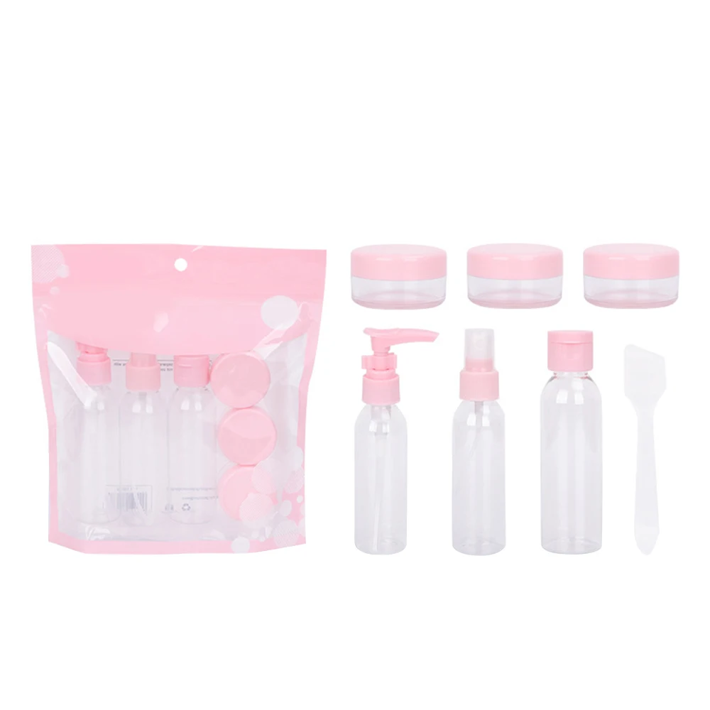 7 шт. Косметическая пустая банка Набор для путешествий макияж контейнер крема