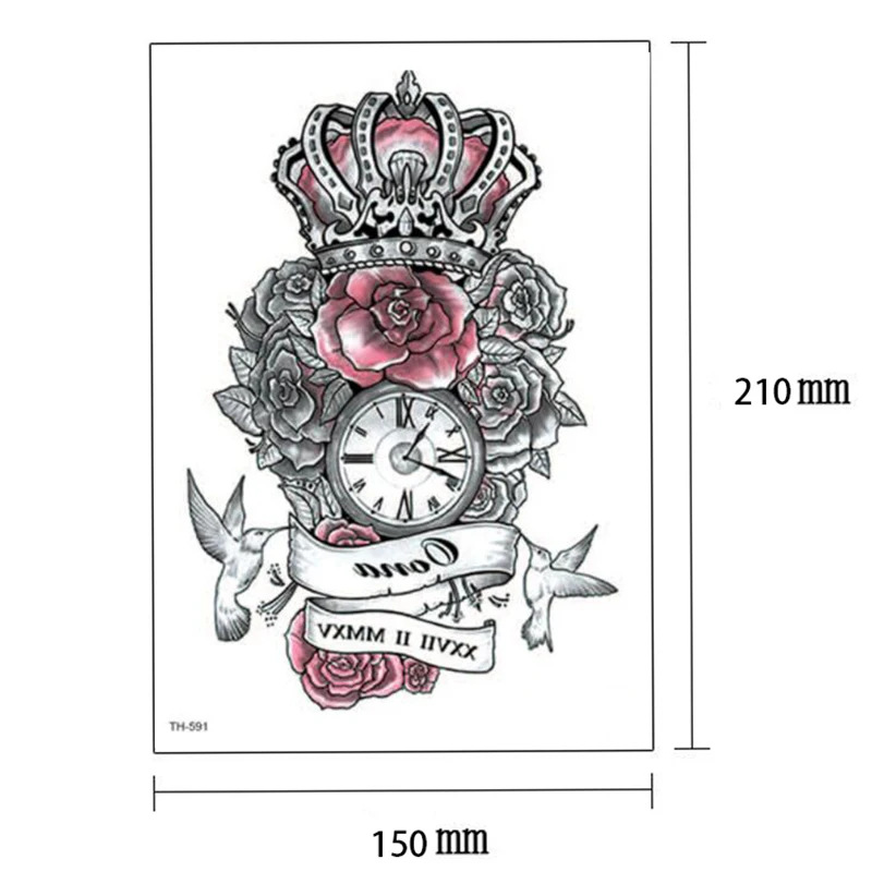 NEW Fashion Sexy Waterproof Tattoo Women Double Triangle Temporary | Красота и здоровье