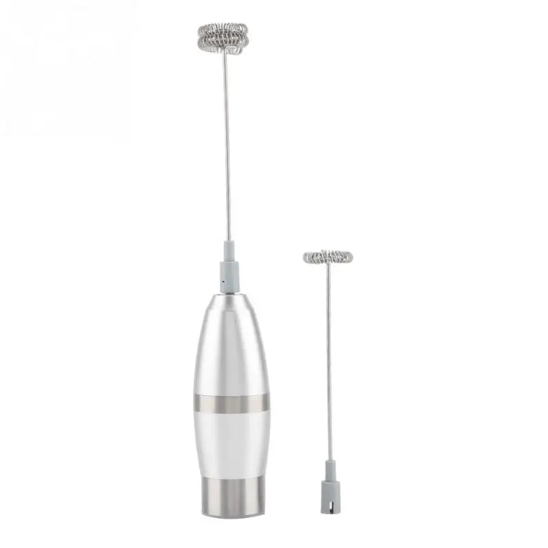 

Stainless Steel Electric Handheld Milk Frother Foamer Whisk Mixer Egg Beater Coffee Maker Blender Auto Stirrer Kitchen Stir Tool