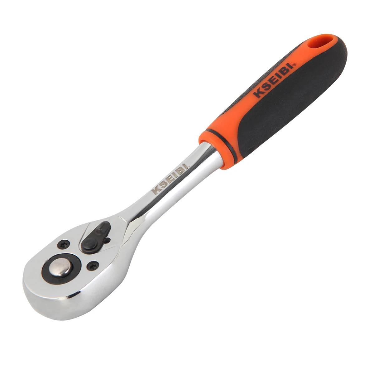 Handle Only KSEIBI 1/4 в 6,35 м метрики и SAE Ratchet Комбинации для шлица «звездочка» Набор торцевых гаечных ключей хром-ванадиевая сталь Сталь трещотка привода Набор торцевых головок, набор инструментов гаечный ключ - Цвет: Handle Only