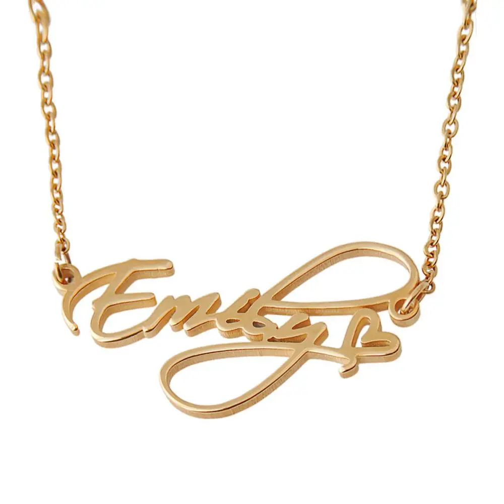 Персонализированное именное ожерелье на заказ русском испанском арабском