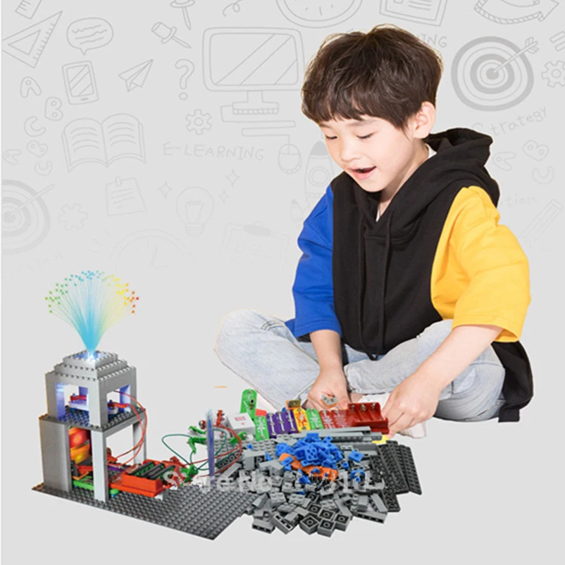 Умный электронный набор для сборки электрических схем развивающий конструктор с