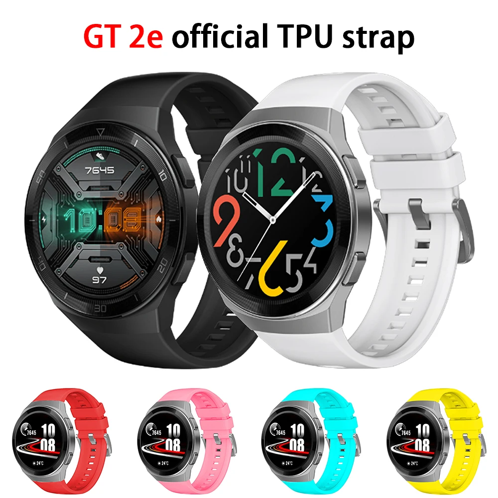 Ремешок из ТПУ для Huawei Watch GT 2e оригинальный официальный браслет наручных часов Youth