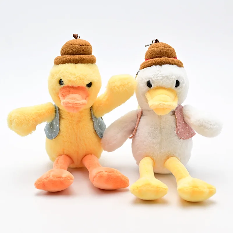

New Cartoon Cute Duck Plush Doll Keychain Backpack Toy Pendant Children's Plush Doll Kawaii Birthday Gift Stuffed Plush