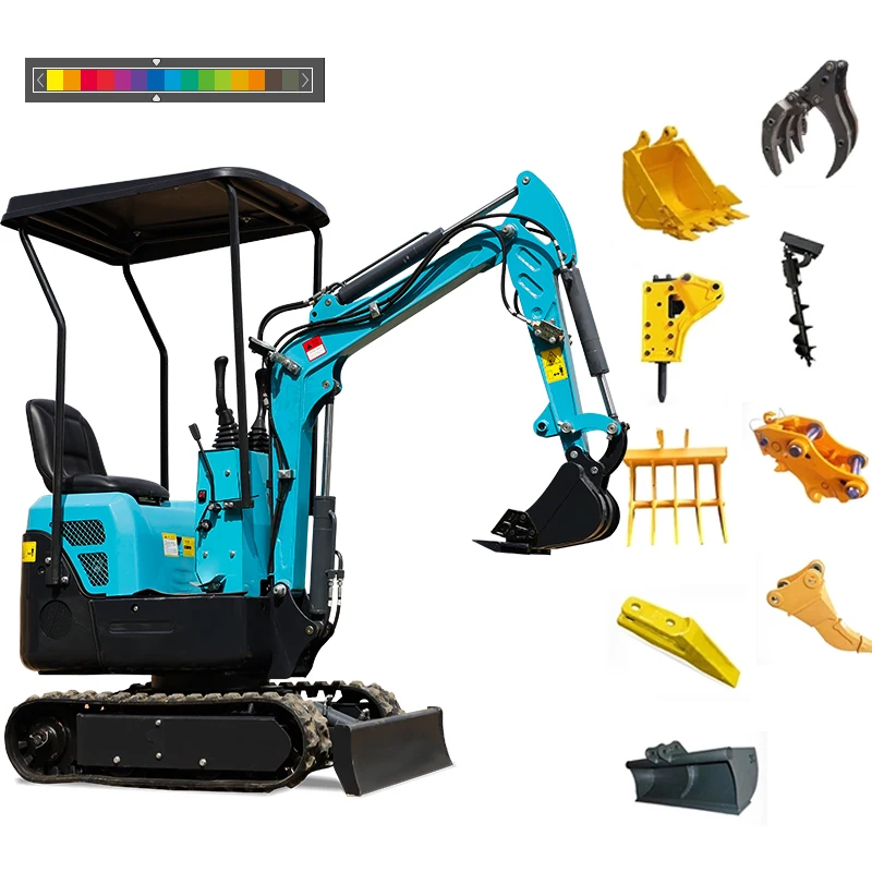 1 тонна 2 3 6 тонн мини экскаватор дизель Бесплатная доставка маленький Диггер