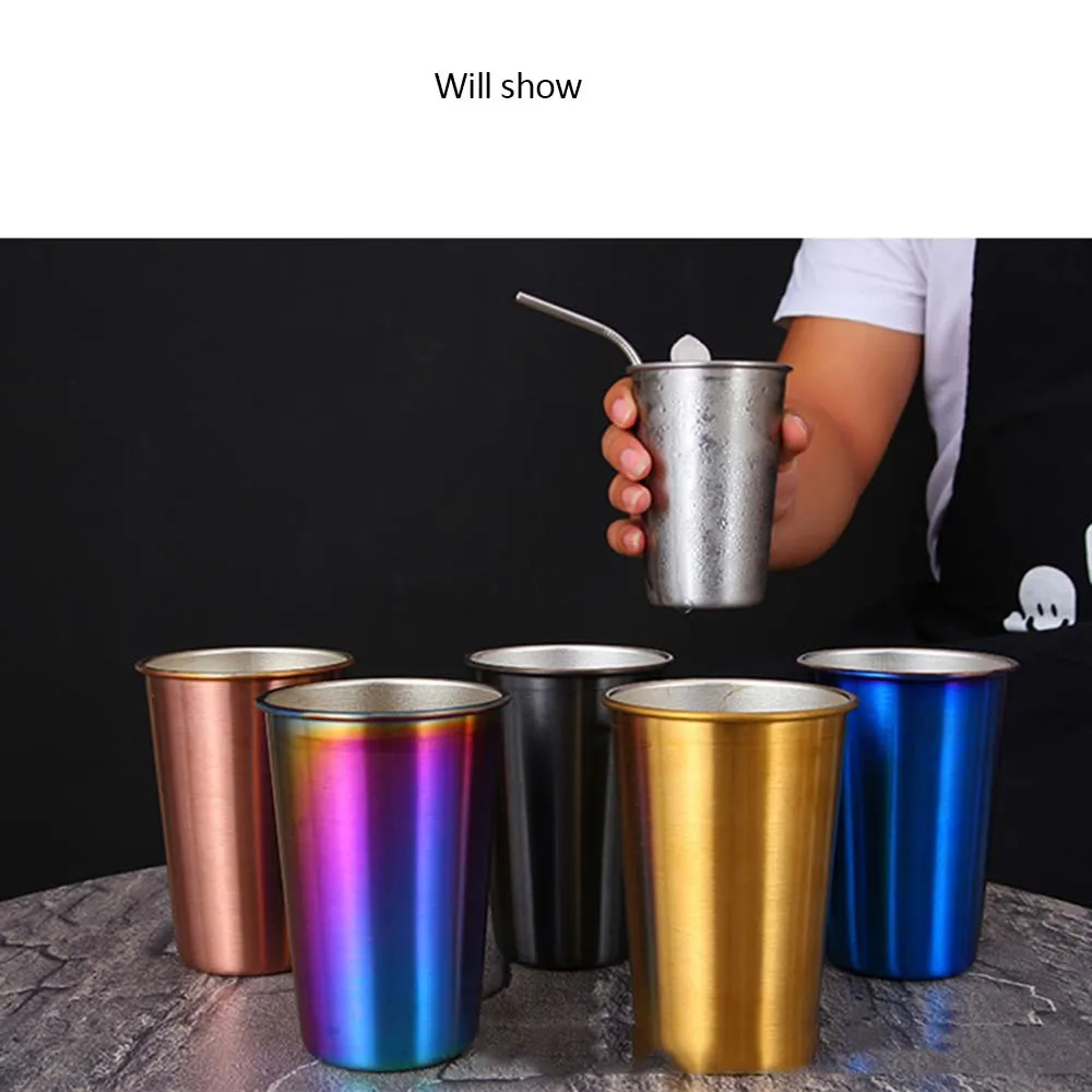 1 шт. Нержавеющая сталь пивная кружка бар холодильник для напитков без Кофе чашки