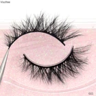 Visofree 3D норковые ресницы G11 100% без жестокости норковые ресницы ручной работы натуральные пушистые ресницы многоразовые ресницы для макияжа черная лента