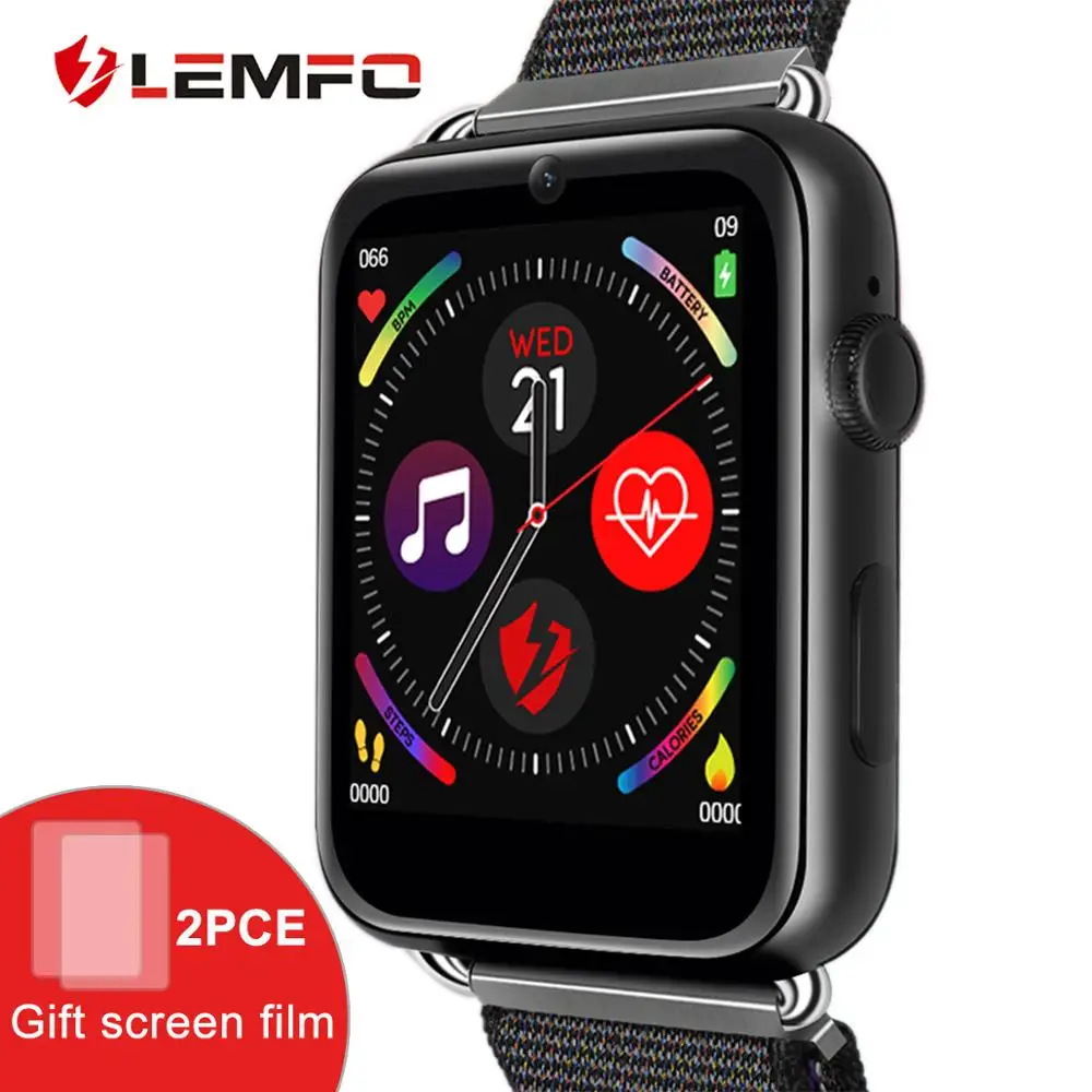 LEMFO LEM10, 4G, Смарт-часы, Android 7,1, 3G ram, 32G rom, 1,88 дюймов, большой экран, LTE, 4G, Sim Камера, gps, Wi-Fi, частота сердечных сокращений, для мужчин и женщин